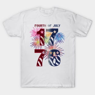 1776 Fourth Of July Independence Day T-Shirt